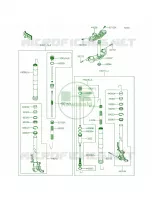 Front Fork per Kawasaki Ninja ZX-6R ABS 2014