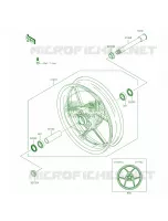 Front Wheel per Kawasaki Ninja ZX-6R ABS 2014