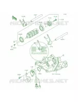 Gear Change DrumShift Forks per Kawasaki Ninja ZX-6R ABS 2014