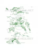 Rear Fenders per Kawasaki Ninja ZX-6R ABS 2014