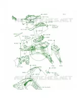 Rear Fenders per Kawasaki Ninja ZX-6R ABS 2014