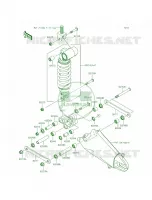 SuspensionShock Absorber per Kawasaki Ninja ZX-6R ABS 2014