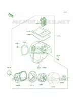 Air Cleaner per Kawasaki KDX200 2003