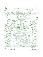 Cylinder HeadCylinder per Kawasaki KDX200 2003