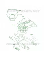 DecalsKDX200 H7 per Kawasaki KDX200 2003
