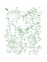 Engine Covers per Kawasaki KDX200 2003