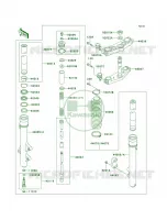 Front Fork per Kawasaki KDX200 2003