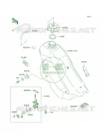 Fuel Tank per Kawasaki KDX200 2003