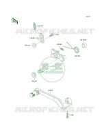 Gear Change Mechanism per Kawasaki KDX200 2003