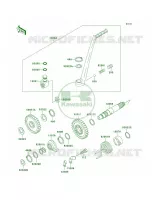 Kickstarter Mechanism per Kawasaki KDX200 2003