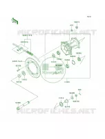 Rear Hub per Kawasaki KDX200 2003