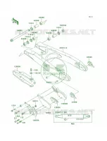 Swingarm per Kawasaki KDX200 2003