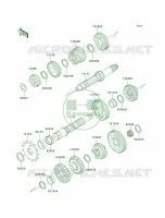 Transmission per Kawasaki KDX200 2003