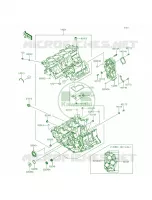 Crankcase per Kawasaki Ninja ZX-6R ABS 2013