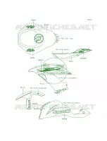 DecalsP.F.C.WhiteFEF per Kawasaki Ninja ZX-6R ABS 2013