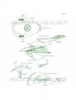 DecalsP.F.S.WhiteFDF per Kawasaki Ninja ZX-6R ABS 2013