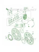 Front Brake per Kawasaki Ninja ZX-6R ABS 2013