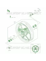 Front Wheel per Kawasaki Ninja ZX-6R ABS 2013
