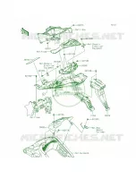 Rear Fenders per Kawasaki Ninja ZX-6R ABS 2013