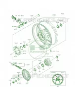 Rear WheelChain per Kawasaki Ninja ZX-6R ABS 2013