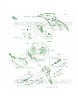 Turn Signals per Kawasaki Ninja ZX-6R ABS 2013