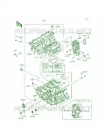 Crankcase per Kawasaki Ninja ZX-6R  2013