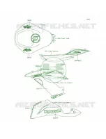DecalsGreenEDF per Kawasaki Ninja ZX-6R  2013