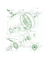 Rear WheelChain per Kawasaki Ninja ZX-6R  2013