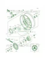 Rear WheelChain per Kawasaki Ninja ZX-6R  2013