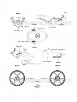 DecalsBlack per Kawasaki Ninja ZX-6R 2012