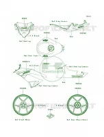DecalsRed per Kawasaki Ninja ZX-6R 2012
