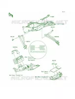 Frame FittingsRear per Kawasaki Ninja ZX-6R 2012