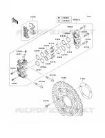 Front Brake per Kawasaki Ninja ZX-6R 2012