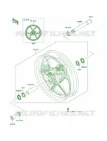 Front Wheel per Kawasaki Ninja ZX-6R 2012