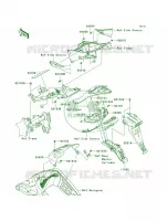 Rear Fenders per Kawasaki Ninja ZX-6R 2012
