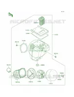 Air Cleaner per Kawasaki KDX220R 2003