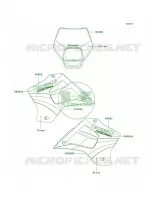DecalsGreenA12 per Kawasaki KDX220R 2003