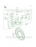 Front BrakeA10 per Kawasaki KDX220R 2003
