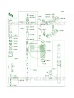 Front Fork per Kawasaki KDX220R 2003