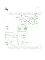 Side CoversChain Cover per Kawasaki KDX220R 2003