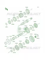 Transmission per Kawasaki KDX220R 2003