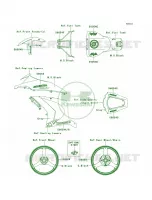 DecalsGrayKCF per Kawasaki Ninja ZX-10R ABS 2011