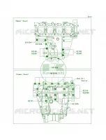 Crankcase Bolt Pattern per Kawasaki Ninja ZX-10R 2010