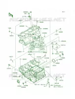 Crankcase per Kawasaki Ninja ZX-10R 2009