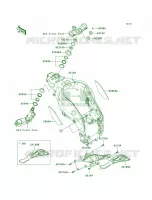 Frame per Kawasaki Ninja ZX-10R 2009
