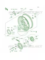Rear WheelChain per Kawasaki Ninja ZX-10R 2009