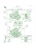 Crankcase per Kawasaki Ninja ZX-6R 2008
