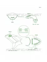 DecalsEbonyP8F per Kawasaki Ninja ZX-6R 2008