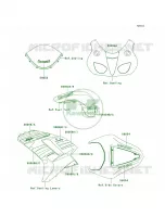DecalsGreenP8F per Kawasaki Ninja ZX-6R 2008