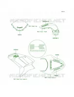 DecalsRedP7F per Kawasaki Ninja ZX-6R 2008